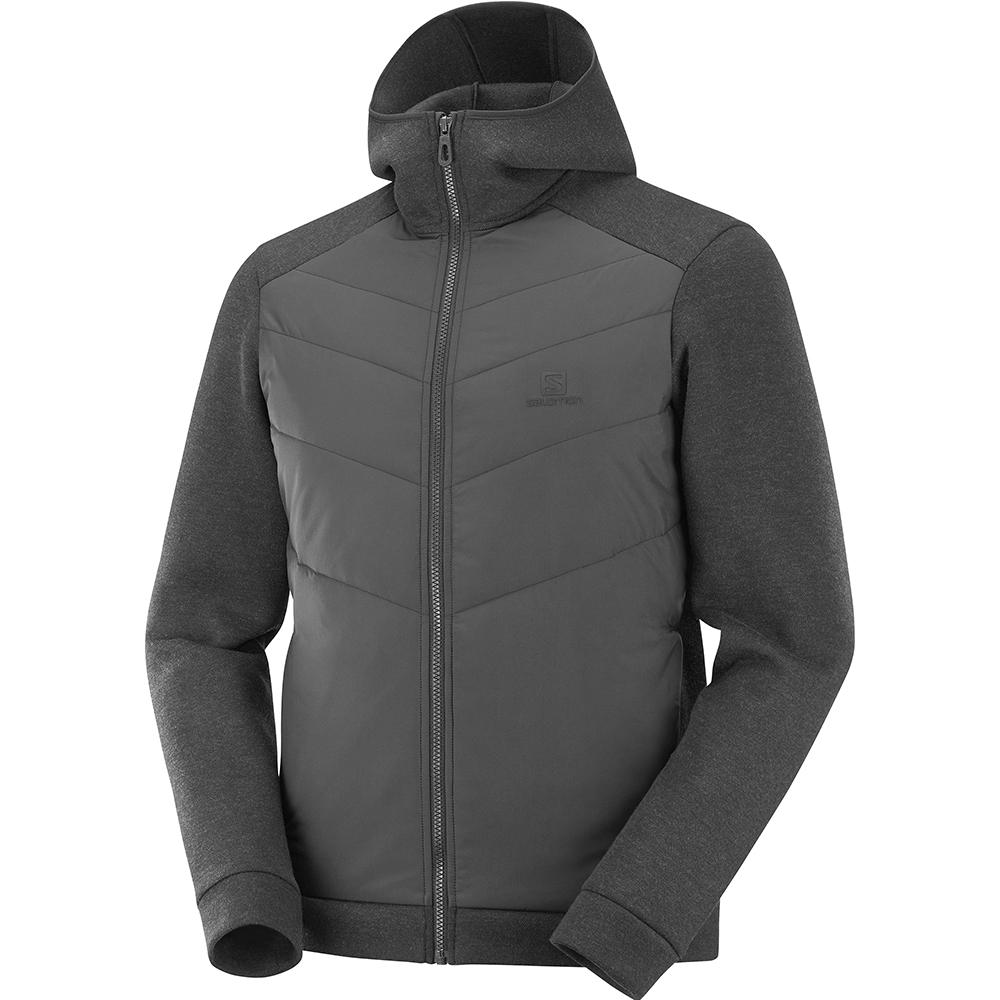 Salomon Singapore Mens Jackets - SIGHT HYBRID M Black | 59302-VIQB